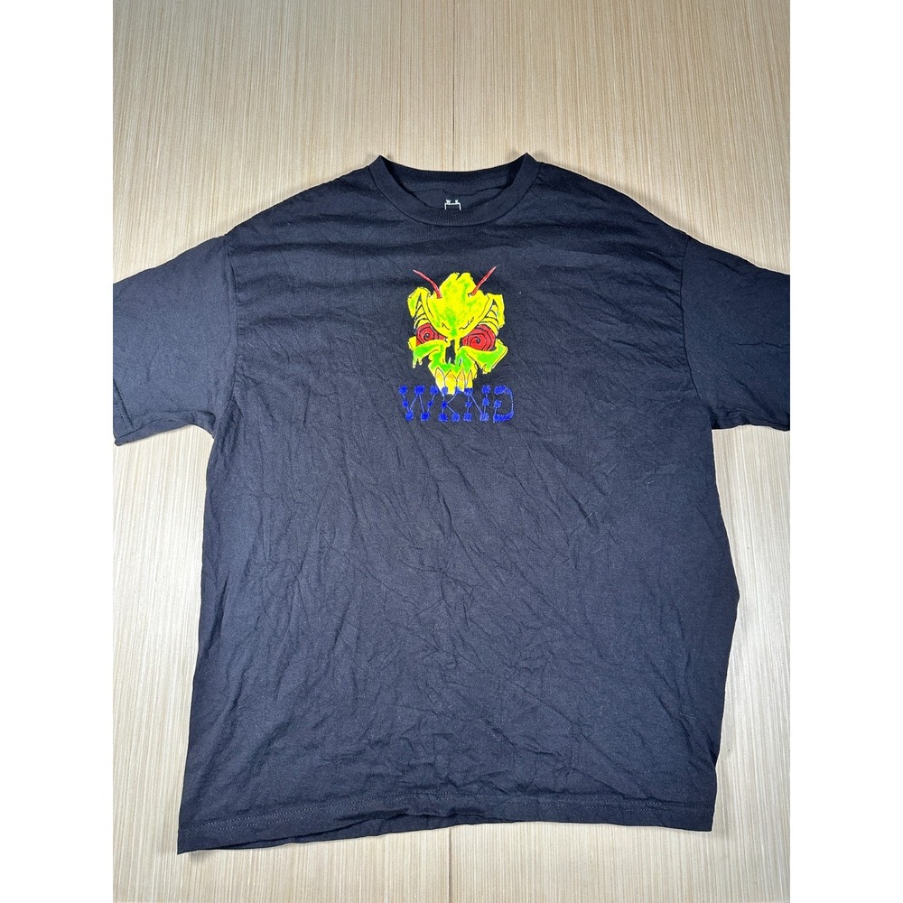 WKND Skateboard Bogged Tee Mens XL Black Graphic Streetwear Crew Neck Pullover